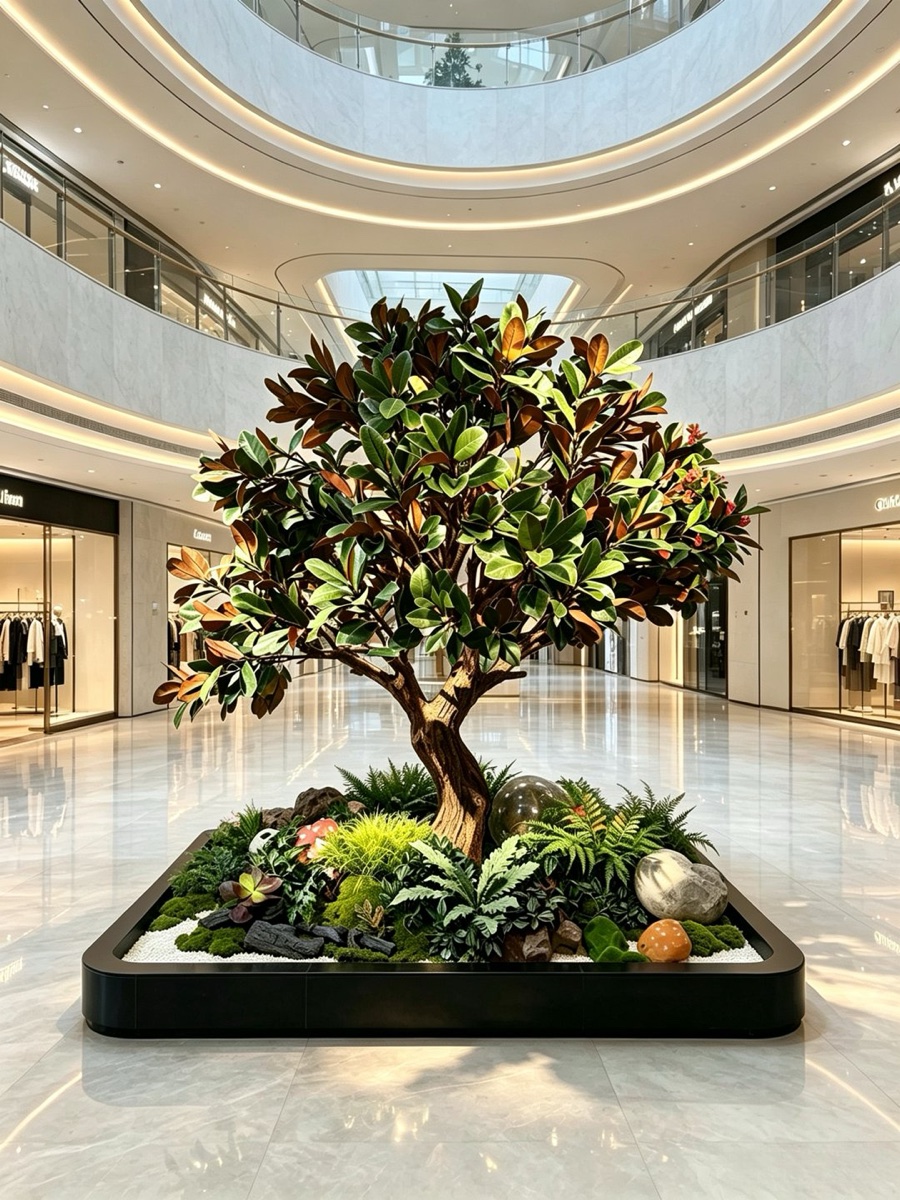 Commercial Plaza Central Atrium