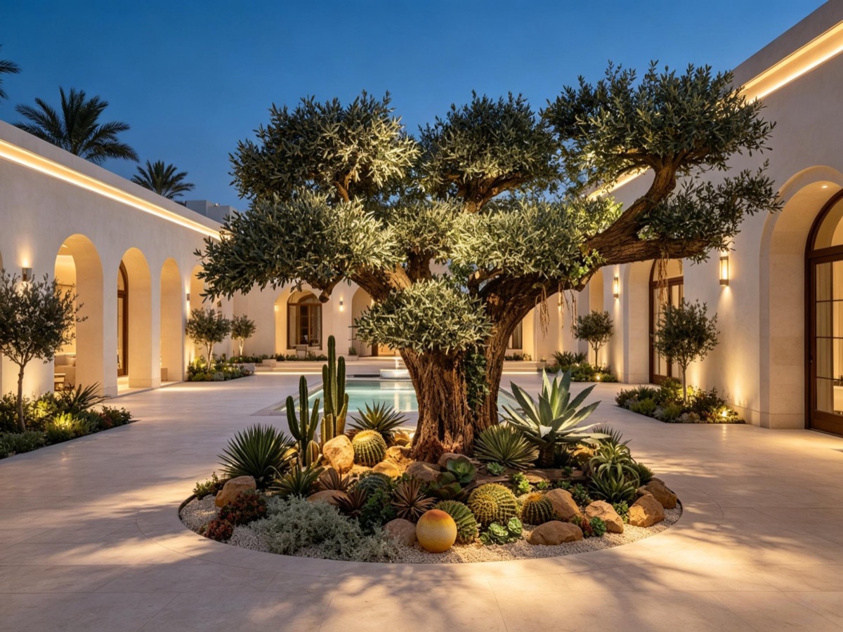 Resort Poolside Greenery